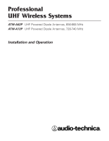 Audio Technica AT-W62-P - Owners Manual 